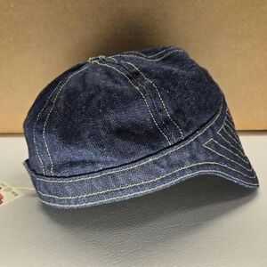 Baird Jeans Denim Hat Mens XXL-4XL Welding Cap Adjustable Strapback Made in USA